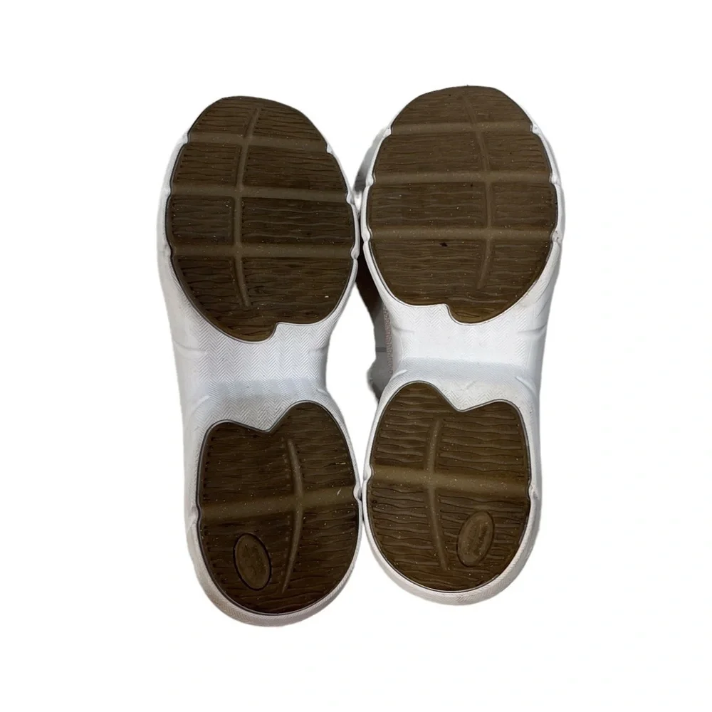 Dr Scholl’s Gypsy Sneaker Lace Up Taupe Size 11 Gym Shoe Stretch Knit Lifestyle - Picture 9 of 9